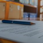 Cargo Insurance Policy Documents on a Desk